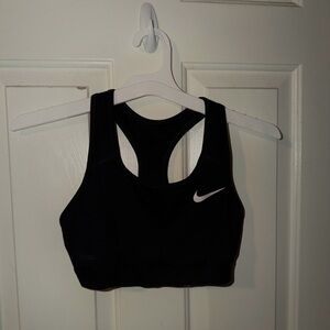 Nike Women's Black and White Sports Bra